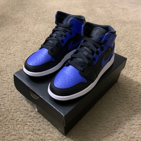 COPY - Jordan 1 Mid Royal Blue GS - Picture 2 of 4